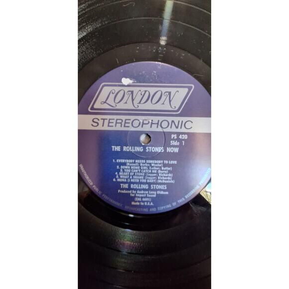 The Rolling Stones Now! LP– London PS420 Stereo Gold Medal Reissue 1976 VG+ VG++ - Picture 4 of 13